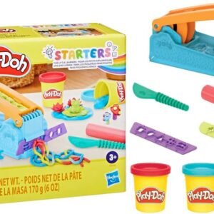 Play-Doh, Massinha de Modelar Infantil, Kit Inicial Fábrica Divertida - Conjunto de Brinquedo com Acessórios e 2 Potes - A partir de 3 Anos