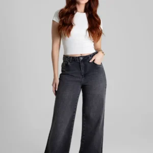 Achados e Ofertas Imperdíveis 11 Calça Jeans Sawary Pantalona Pocket Preta