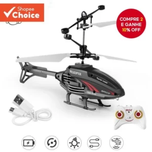 Helicóptero de indução controlado por controle remoto